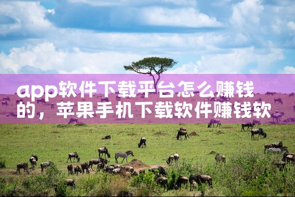 app软件下载平台怎么赚钱的